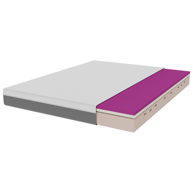 Cecotec Flow Original + 200x200 Colchón Viscoelástico Y EnfundableColchón Viscoelástico Y Enfundable De 25 Cm De Altura Que Combina 3 Capas Para Una Firmeza Media-alta