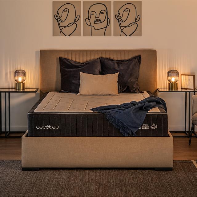 Cecotec Flow Select Breath 90x190 Colchón Híbrido Multicapa De Núcleo De Muelles Ensacados AdaptCore 7 Zonas Y Viscoelástica RetiHex Colchón