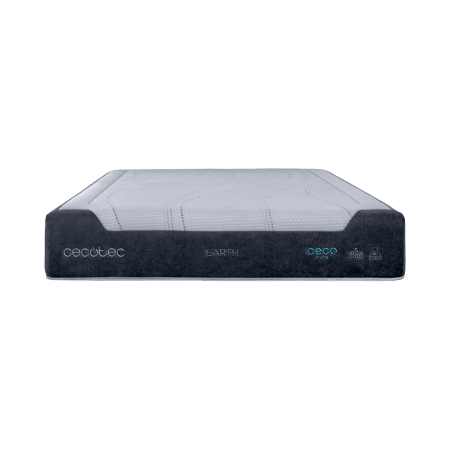 Cecotec Flow Select Earth 90x190 Colchón Híbrido Multicapa De Núcleo De Muelles Ensacados AdaptCore 5 Zonas Y Viscoelástica ViscoNature 60 Colchón