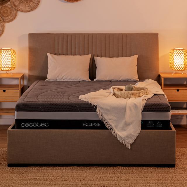 Cecotec Flow Select Eclipse 90x190 Colchón Multicapa De Espumación Técnica Perfilada D30 Y Espuma Viscoelástica ViscoVel45 Y EchoFlex 40 Colchón