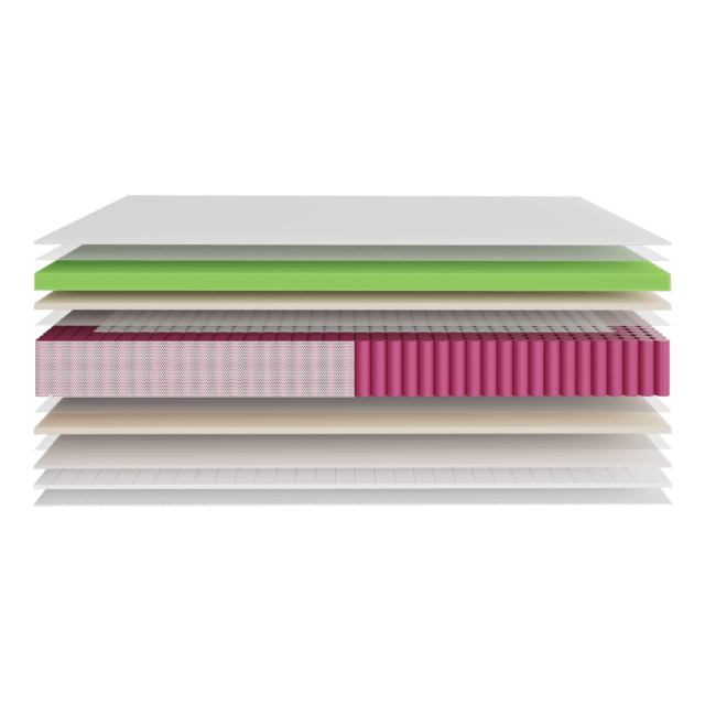 Cecotec Flow Select Levitate 90x190 Colchón Híbrido Multicapa De Núcleo De Muelles Ensacados AdaptCore Y Supersuave UltraD-Tech Foam 45 Colchón