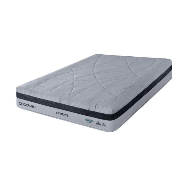 Cecotec Flow Select Levitate 90x190 Colchón Híbrido Multicapa De Núcleo De Muelles Ensacados AdaptCore Y Supersuave UltraD-Tech Foam 45 Colchón
