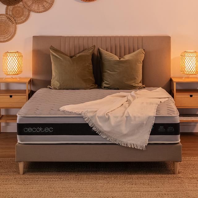 Cecotec Flow Select Oasis 90x190 Colchón Multicapa De Espumación Exclusiva D30 Y CustomFoam Soft40 Y Espuma Viscoelástica Memoryluxe Comfort 40 Colchón