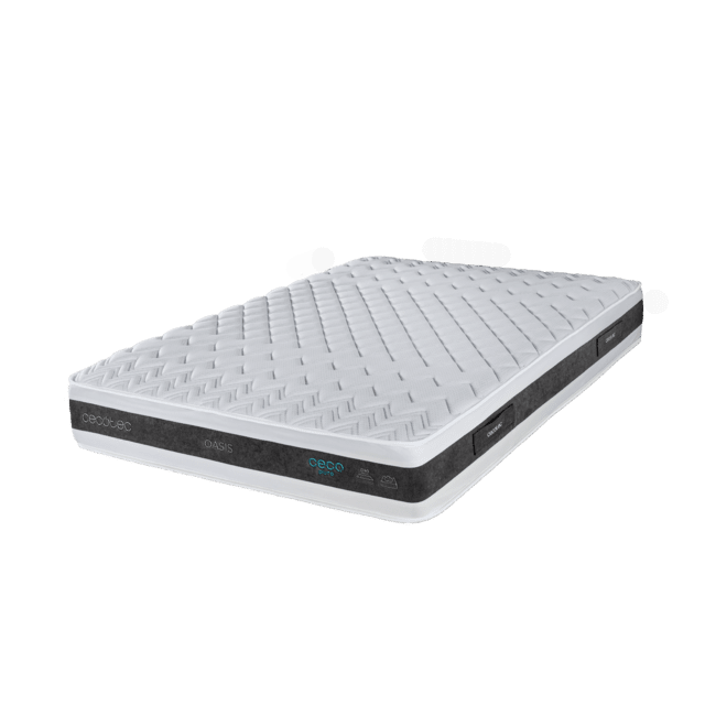 Cecotec Flow Select Oasis 90x190 Colchón Multicapa De Espumación Exclusiva D30 Y CustomFoam Soft40 Y Espuma Viscoelástica Memoryluxe Comfort 40 Colchón