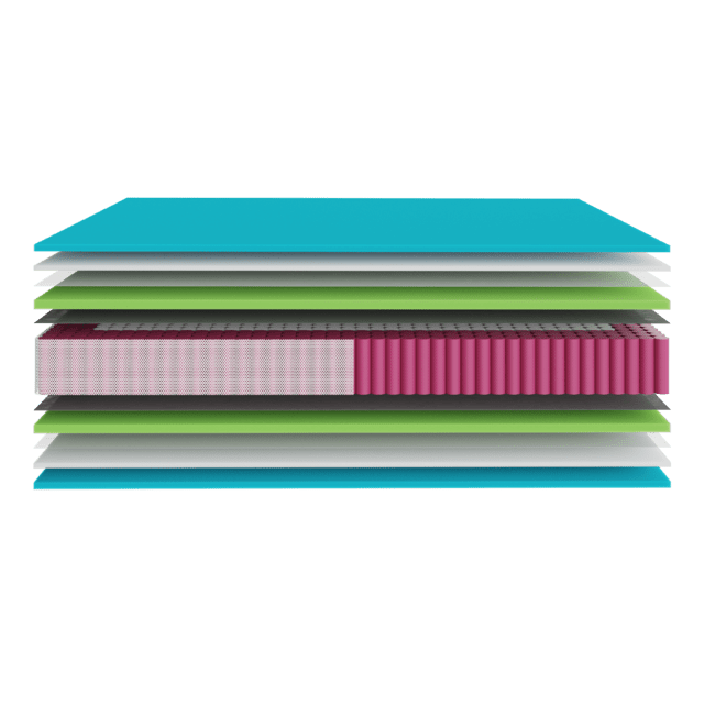 Cecotec Flow Select Polar 90x190 Colchón Híbrido Multicapa De Núcleo De Muelles Ensacados AdaptCore Y Viscoelástica ReviFresh 40 Colchón