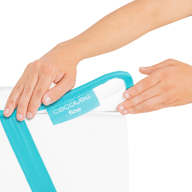 Cecotec Flow TopCloud Topper Acolchado Con Espuma Supersuave Y Fibra Siliconada De 5 Cm De Altura Con Cuatro Correas Elásticas Antideslizantes Para Una Mejor Sujeción. Topper