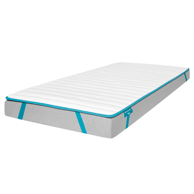 Cecotec Flow TopCloud Topper Acolchado Con Espuma Supersuave Y Fibra Siliconada De 5 Cm De Altura Con Cuatro Correas Elásticas Antideslizantes Para Una Mejor Sujeción. Topper