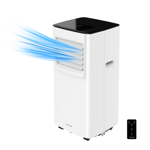 Cecotec ForceClima 7050. Aire Acondicionado Portátil con Mando a Distancia y Temporizador. 3 en 1 Refrigeración ventilación y deshumidificación 1800 Frigorías 7000 BTU Caudal 300 m³/h<h2 class="d-flex justify-content-cente