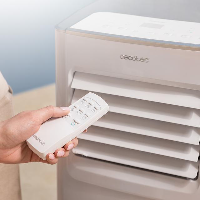 Cecotec ForceClima 7100 Soundless Aire Acondicionado Portátil De 7000 BTU Con Tecnología Soundless Que Aporta Un Funcionamiento Más Silencioso Y Mando A Distancia Para Un Confort Total. Aire Acondicionado Portátil