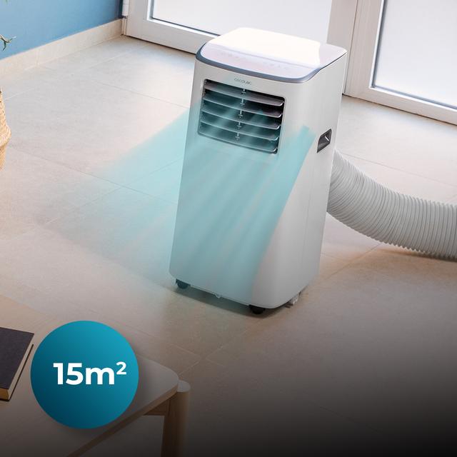 Cecotec ForceClima 7400 Soundless Touch Aire Acondicionado Portátil De 7000 BTU Con Tecnología Soundless Que Aporta Un Funcionamiento Más Silencioso Mando A Distancia Y Control Táctil Para Un Confort Total. Aire Acondicionad
