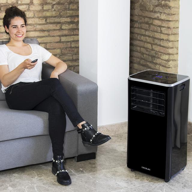 Cecotec ForceClima Clima 9250 SmartHeating. Aire Acondicionado Portátil Con Mando A Distancia Potente 4 En 1 Frío Y Calor 9000 BTU 350 M³/h Pantalla Digital Temporizador 24h<h2 Class="d-flex Justify-content-center Justify-con