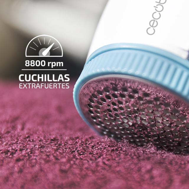 Cecotec ForceCut. Quitapelusas Eléctrico Sin Cables Con Batería Recargable Cabezal Regulable Cuchilla 50mm Autonomía 45min Incluye Cepillo De Limpieza Quitapelusas Eléctrico