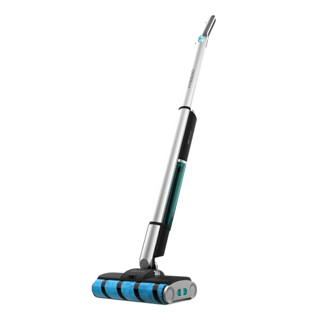 Cecotec FreeGo Wash Twice Spray Fregona Eléctrica Sin Cables Con 40 Minutos De Autonomía. Doble Rodillo. Depósito De Agua Limpia De 450 Ml Y Agua Sucia De 350 Ml. Pulverizador De Agua Y Base De Autolimpieza. Con Spray Pulveri