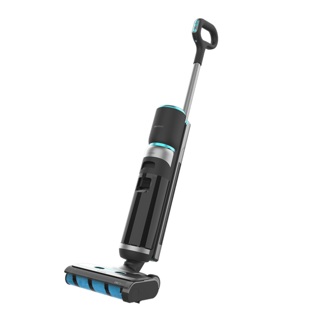 Cecotec FreeGo Wash&Vacuum Fregona Eléctrica Sin Cables De 200 W. Friega Y Aspira A La Vez. 35 Minutos De Autonomía. Rodillo Absorvente Wet Jalisco. Depósito De Agua Limpia De 700 Ml Y Agua Sucia De 700 Ml. Con 3 Modos: Eco T