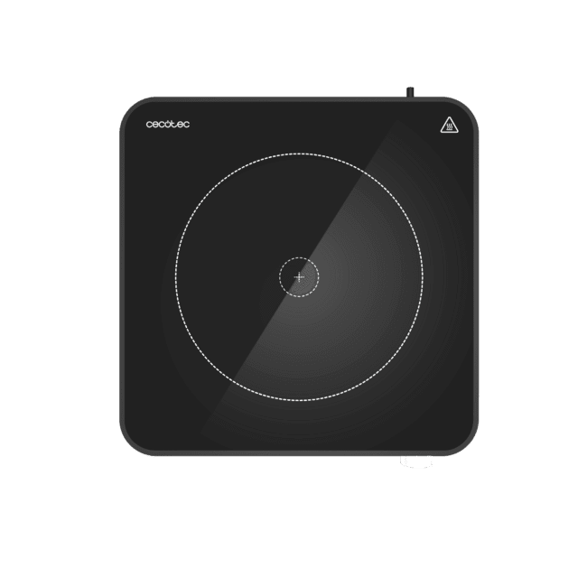 Cecotec Full Magma Grill Placa De Inducción Digital Con Vidrio De Seguridad Control Táctil Y Programable. Accesorio Grill. Placa De Inducción