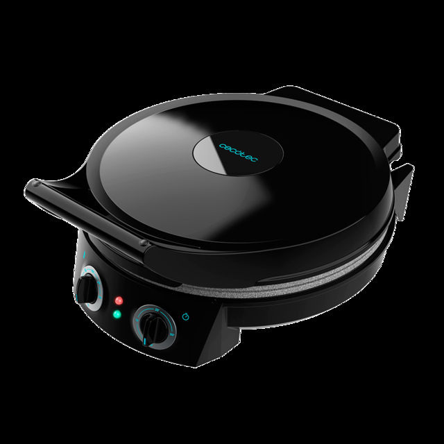 Cecotec Fun Pizza&Co. Horno Eléctrico Para Pizza De 1800 W Grill Temporizador 30min Revestimiento Rockstone Temperatura Regulable Apertura 180º Con Dos Placas Horno Para Pizza