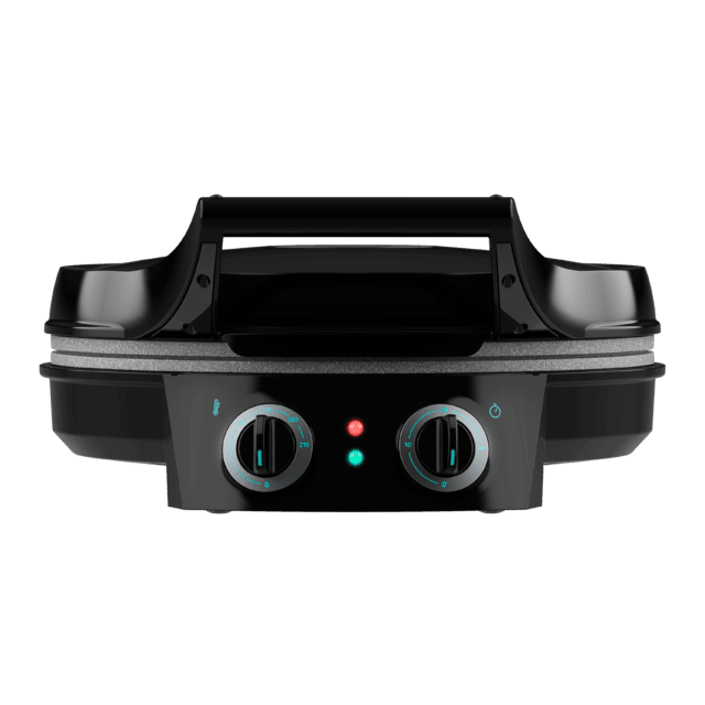 Cecotec Fun Pizza&Co M. Horno Eléctrico Para Pizza Con 1800 W Grill Temporizador 30min Revestimiento Rockstone Temperatura Regulable Apertura 180º Con Dos Placas Horno Para Pizza