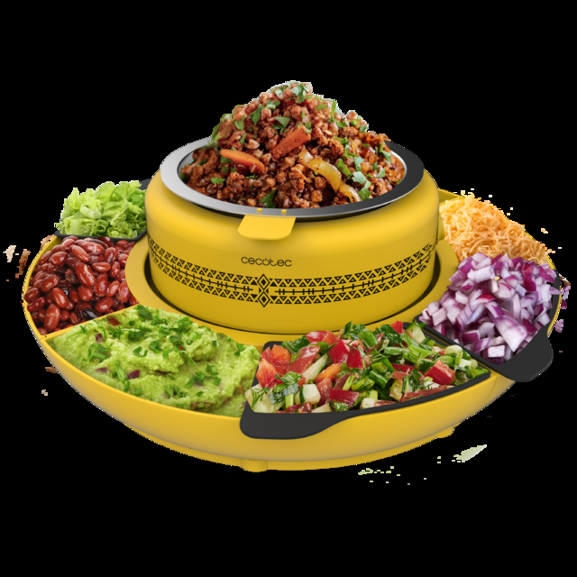 Cecotec Fun Taco Andale Máquina Para Calentar Los Ingredientes Necesarios Para Hacer Tacos. Máquina Para Hacer Tacos