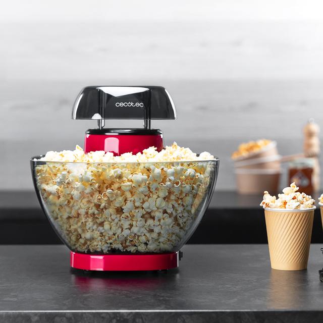 Cecotec Fun&Taste P’Corn Easy Máquina De Hacer Palomitas Sanas Mediante Inyección De Aire Caliente De Manera Rápida Y Divertida. 1200 W. Máquina De Hacer Palomitas 