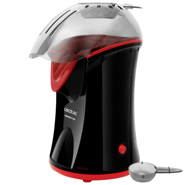 Cecotec Fun&Taste P’Corn Palomitero De 1200 W Por Convección Palomitas Listas En 2 Minutos Y Cuchara Dosificadora. Palomitero