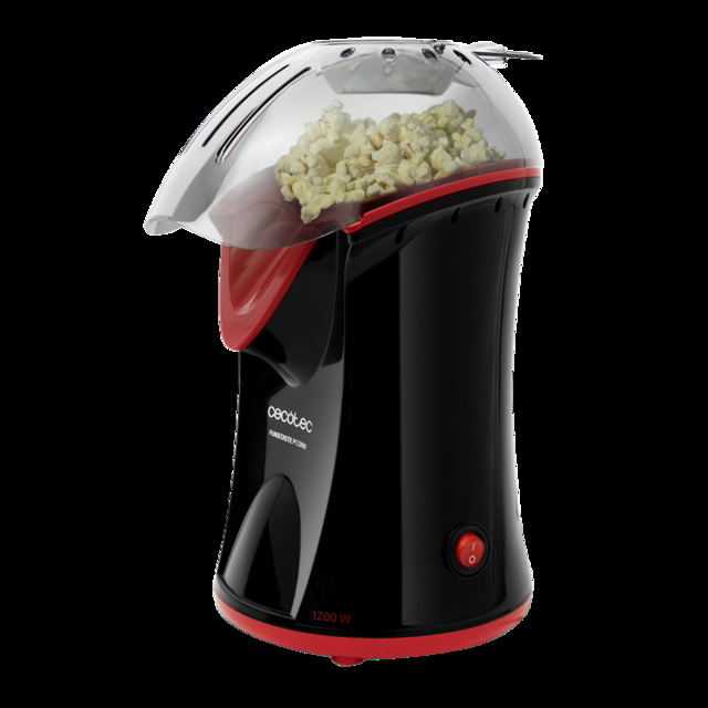 Cecotec Fun&Taste P´Corn. Palomitero Eléctrico Con 1200 W Convección Palomitas Listas En 2 Minutos Incluye Cuchara Dosificadora Fácil Limpieza Protección Contra Sobrecalentamiento Palomitero / Máquina De Palomitas  