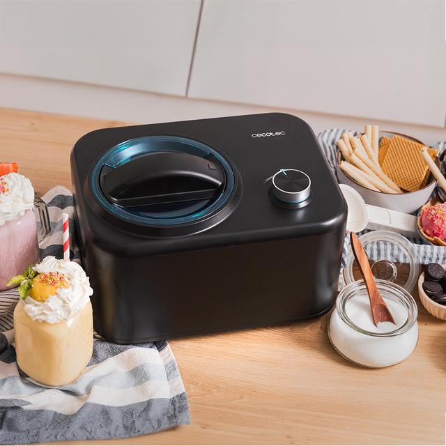 Cecotec Gelacy 800 Máquina De Hacer Helados Con Compresor De 0.8 Litros De Capacidad Y Control Manual. Máquina De Hacer Helados / Heladera