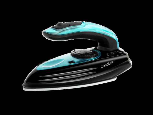 Cecotec GoForce 8000 Folding Titanium. Plancha de Viaje con Potencia 1200 W Vapor Continuo 15g/min Golpe de Vapor 53g/min Compacta Ligera y Potente Plancha de viaje para ropa