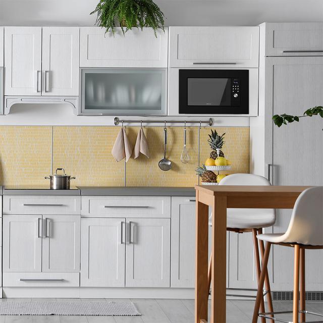 Cecotec GrandHeat 2000 Built-In Black. Microondas Encastrable Digital De 700W Capacidad 20l 9 Funciones Preconfiguradas Quick Start Diseño Elegante Microondas Encastrable 20 Litros