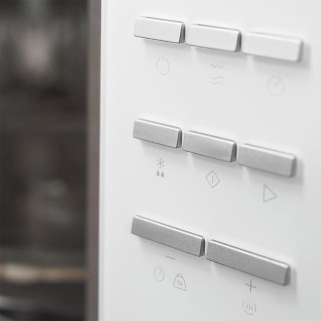 Cecotec Grandheat 2300 Built-In White. Microondas Encastrable Digital De 23 Litros 800 W Integrable Grill 5 Niveles 8 Funciones Preconfiguradas Temporizador Diseño En Blanco Microondas Encastrable De 23 Litros