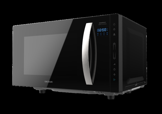 Cecotec GrandHeat 2300 Flatbed Touch Black. Microondas Sin Plato Con Capacidad 23 Litros Potencia 800 W 8 Funciones Preconfiguradas Temporizador Hasta 95 Min<h2 Class="d-flex Justify-content-center Justify-content-lg-start Mb-0"