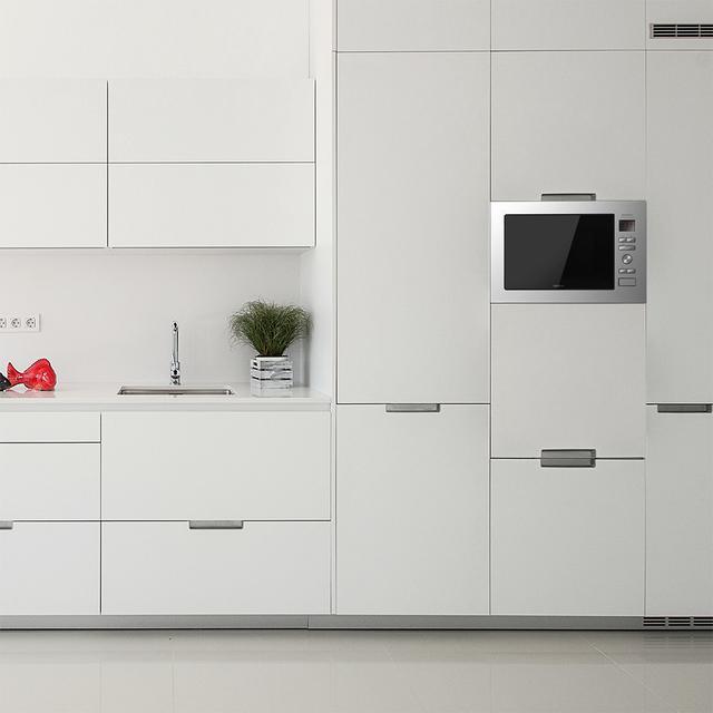 Cecotec GrandHeat 2590 Built-In Steel Black.Microondas Encastrable Digital Con Potencia 900 W Integrable 25 Litros Grill 1000 W 8 Funciones Preconfiguradas Temporizador Microondas Encastrable Digital De 25 Litros