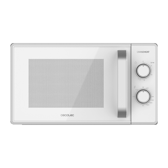 Cecotec Grandheat 3120 M Microondas De 20 Litros De Capacidad Con Grill Revestimiento Anti-Dirt ITech Y Tecnología 3DWave. Microondas De Sobremesa