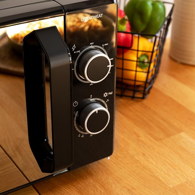 Cecotec Grandheat 3140 Mirror Microondas De 20 Litros De Capacidad Con Grill Con Revestimiento Anti-Dirt ITech Y Tecnología 3DWave. Microondas Encastrable