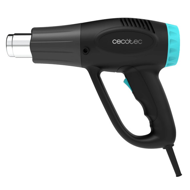 Cecotec Hell Gun 3500 Pistola De Calor Con 2000W De Potencia. Velocidad De Aire Y Temperatura Regulable. Incluye 4 Cabezales Intercambiables. Calentamiento Ultrarrápido. Pistola De Calor 