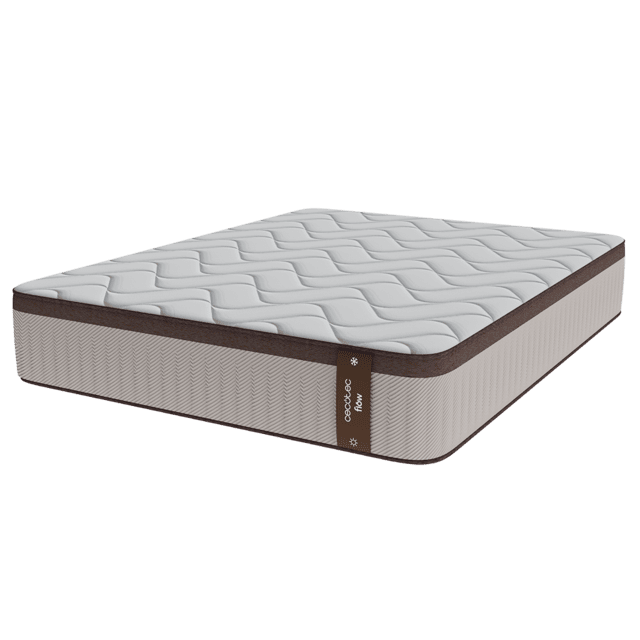 Cecotec Híbrido Flow 7990 Hybrid 150x190Colchón híbrido multicapa con núcleo de muelles ensacados y viscoelástica ViscoCare+