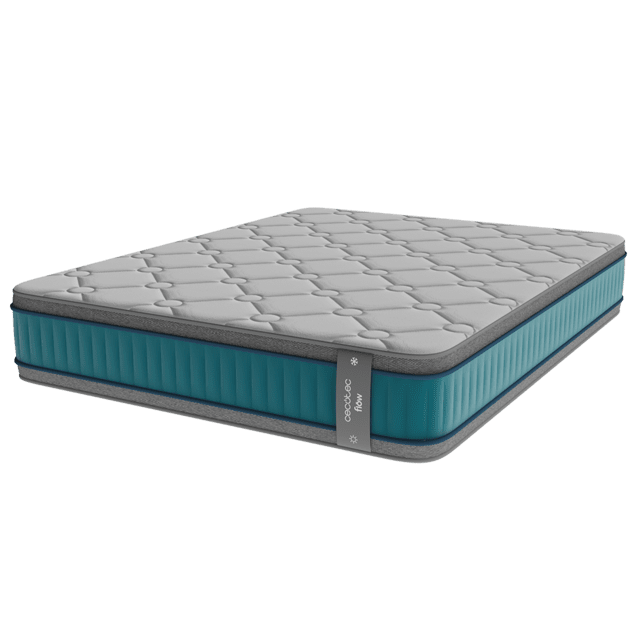 Cecotec Híbrido Flow 8990 Hybrid 150x190Colchón Híbrido Multicapa Con Núcleo De Muelles Ensacados Y Viscoelástica ViscoCare+