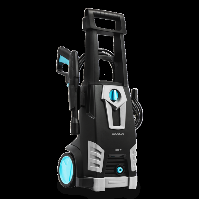 Cecotec HidroBoost 1800. Hidrolimpiadora Potente Y Eficaz. Máxima Potencia De 1800 W. Caudal Máximo De 468 L/h. 135 Bares De Presión Máxima. Bomba De Aluminio. Radio De Acción + 11 M. Hidrolimpiadora / Limpiadora De Alta Pr