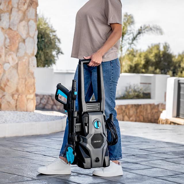 Cecotec HydroBoost 1400 EasyGo Hidrolimpiadora -. Especial Para El Hogar El Jardín O El Coche. Potente Eficaz Y Fácil De Transportar. Hidrolimpiadora