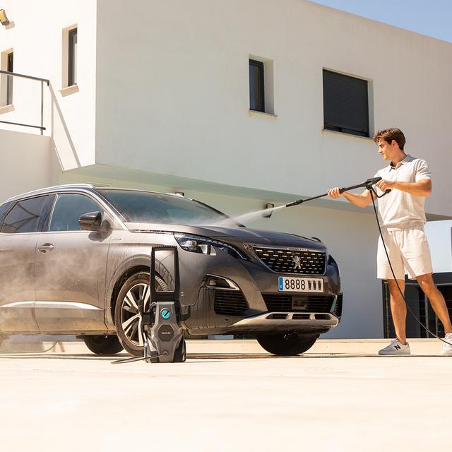 Cecotec HydroBoost 1600 Car&Garden Hidrolimpiadora. Especial Para El Hogar El Jardín O El Coche. Potente Eficaz Y Fácil De Transportar. Hidrolimpiadora