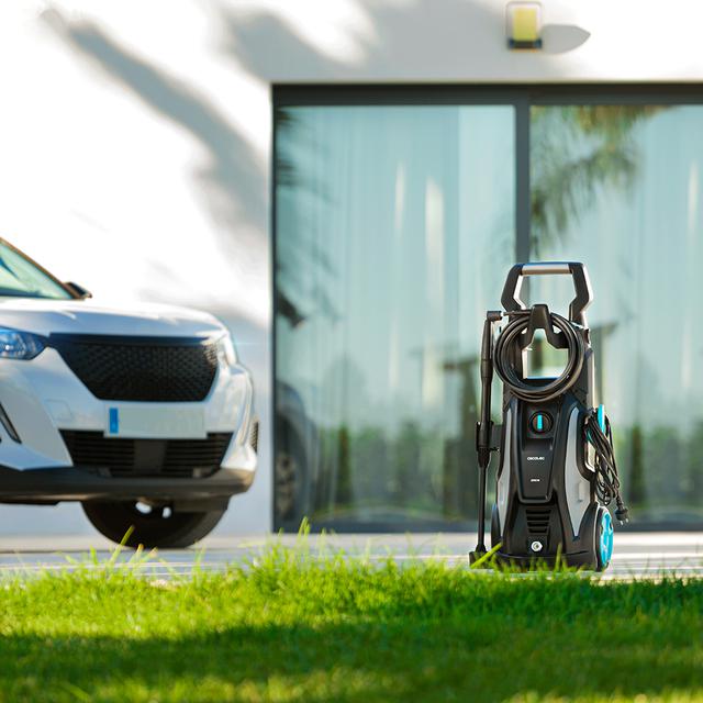 Cecotec Hydroboost 2000. Hidrolimpiadora De 2000 W Caudal Máximo De 468 L/h Bomba De Aluminio Presión Máxima De 150 Bares Radio De Acción De 11 Metros Accesorios Hidrolimpiadora