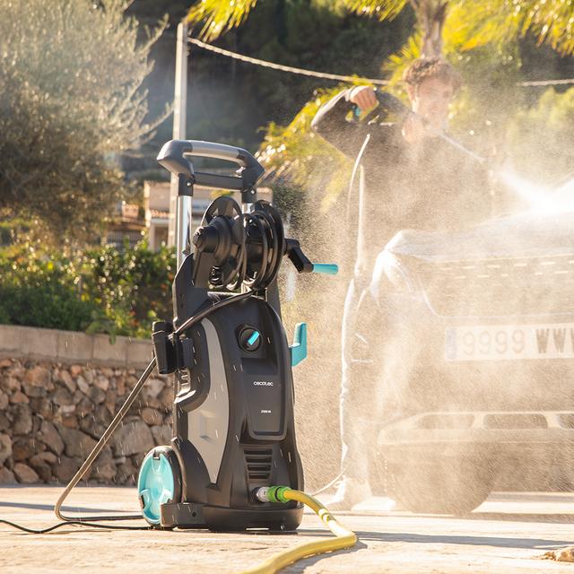 Cecotec Hydroboost 2500 Home&Car. Hidrolimpiadora De 2500 W Para Casa Y Coche Caudal Máximo De 480 L/h Presión De 195 Bares Bomba De Aluminio Radio De Acción 14m Accesorios Hidrolimpiadora