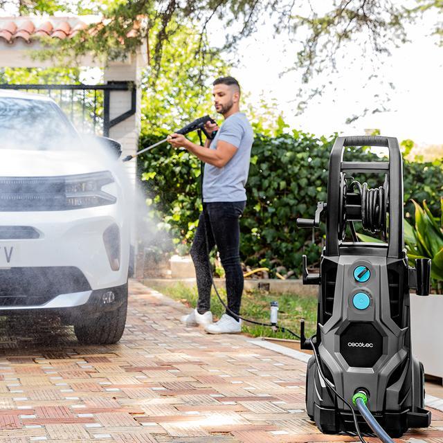 Cecotec HydroBoost 3200 TotalClean M Hidrolimpiadora Con Motor Brushless. Especial Para El Hogar El Jardín O El Coche. Potente Eficaz Y Fácil De Transportar. Máxima Potencia De 3200W. Hidrolimpiadora