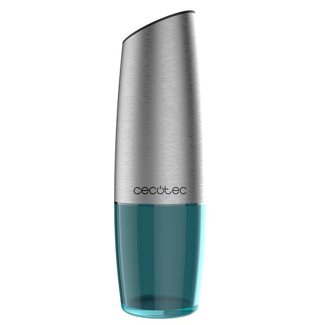 Cecotec InstantMill Gravity Molinillo De Especias Eléctrico Con Cuerpo De Acero Inoxidable Con Función Gravity Amoladora Cerámica Molienda Ajustable Ventanas De Acrílico Luz LED Incorporada Molinillo De Pimienta Y Sal Eléct