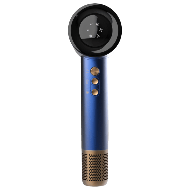 Cecotec IoniCare RockStar Nano IonTech Blue Secador De Pelo Con Plasma 110000 Rpm Pantalla Control Inteligente Del Calor 3 Temperaturas 3 Velocidades Y Función Memoria Secador De Pelo