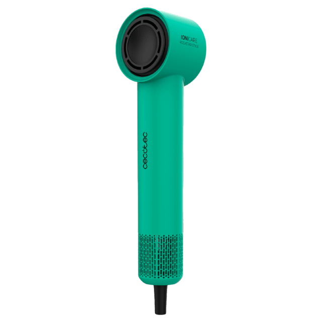 Cecotec IoniCare RockStar Style Green Secador Muy Compacto Y Ligero Con Motor Brushless De 1500W Y 110000 Rpm. Secador De Pelo
