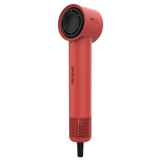 Cecotec IoniCare RockStar Style Red Secador Muy Compacto Y Ligero Con Motor Brushless De 1500W Y 110000 Rpm. Secador De Pelo