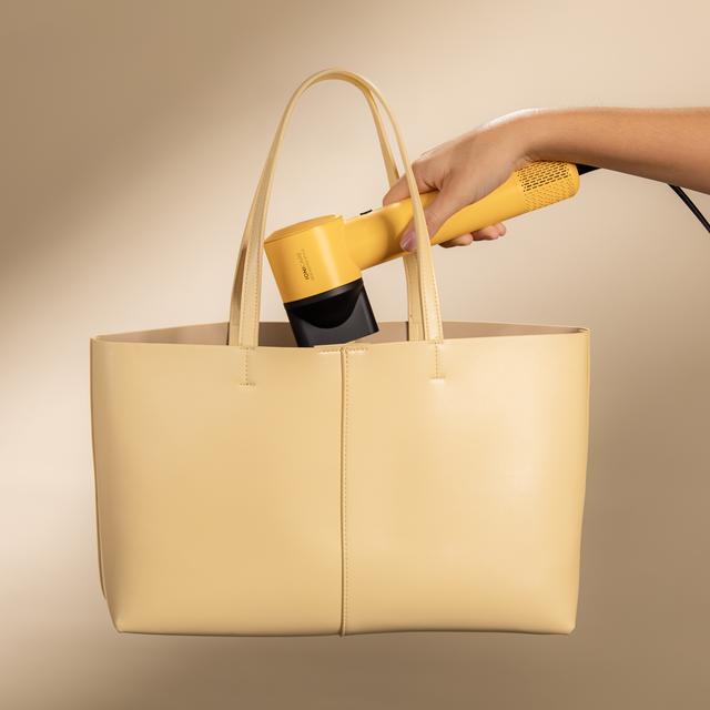 Cecotec IoniCare RockStar Style Yellow Secador Muy Compacto Y Ligero Con Motor Brushless De 1500W Y 110000 Rpm. Secador De Pelo