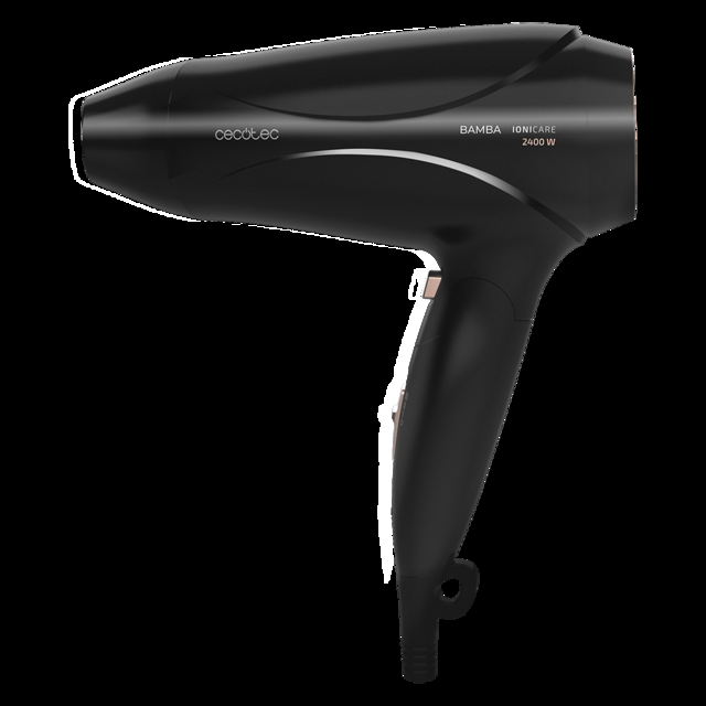 Cecotec Ionico Bamba IoniCare 5450 Power&Go Pro Fire Secador De Pelo Con 2400 W De Potencia Con Difusor Ion Real Gran Caudal Función De Aire Frío (Bronce) Secador De Pelo De Viaje Iónico Con Difusor