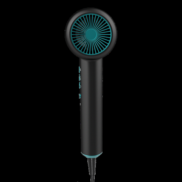 Cecotec Iónico Bamba IoniCare 6000 RockStar. Secador De Pelo Con Motor Digital 1800 W De Potencia Con Pantalla LCD Ion Real 5 Ajustes De Temperatura Función Aire Frío (6000 Rockstar Ice) Secador Brushless Iónico De Pelo Con