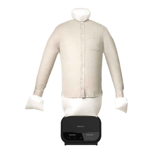 Cecotec IronHero 1200 Mannequin Dry Maniquí De Secado Y Planchado Para Todo Tipo De Prendas Con 1200 W Control Táctil Y Temporizador. Maniquí De Planchado 